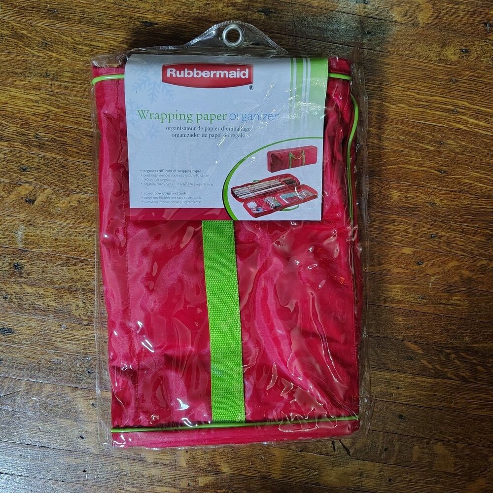 Rubbermaid Wrap N Craft 3K80 Fits 40" Wrapping Paper Bows Bags Tool Organizer